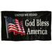 3x5 United We Stand God Bless America Flag House Banner Grommets Super Polyester