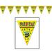 Party Central Pack of 12 Yellow and Red Fiesta Pennant String Banners 12