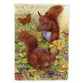 Carolines Treasures ASA2133CHF Red Squirrels Flag Canvas House Size Large multicolor