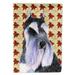 Carolines Treasures SS4379-FLAG-PARENT Schnauzer Fall Leaves Portrait Flag multicolor