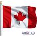 Canada Flag 3x5 Outdoor - Oxford Nylon Flags (3x13 FT) - Vivid Color and Fade Proof - Canvas Header and Double Stitched