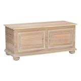 Linon Chadwick Wood Cedar Chest in Natural