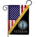 Americana Home & Garden G142609-BO 13 x 18.5 in. Home of Army National Guard Garden Flag with Armed Forces Double-Sided Decorative Vertical Flags House Decoration Banner Yard Gift