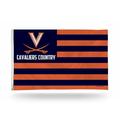 University of Virginia Cavaliers Premium 3x5 Feet Flag Banner Country Design Metal Grommets Outdoor Use Single Sided