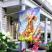 Happy Easter Dachshund Flag - House Flag (29.5 x 39.5 )