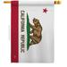 Americana Home & Garden 28 x 40 in. California American State House Flag with Double-Sided Horizontal Decoration Banner Garden Yard Gift