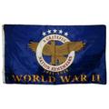 A Grateful Nation Remembers WW2 Commemorative Flag 3x5 ft WWII Veteran Honor B