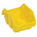 14 Deep x 9 1/4 Wide x 6 1/2 High Yellow Double Hopper Bin