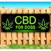 CBD For Dogs 13 oz Vinyl Banner With Metal Grommets