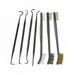 Universal Gun Cleaning Kit 3pcs Steel Wire Brush + 4pcs Nylon Pick Set Tactical Gun Accessories Hunting Rifle Cleaning Tool