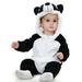 Toddler Unisex Baby Animal Costume Leisure Spring Autumn Flannel Hooded Romper Cosplay Jumpsuit Nightgown