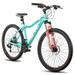 Hiland Mountain Bike for Woman Shimano 21 Speed 26 inch Wheels Mountain Bicycle Mint Green