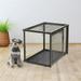 Richell 80018 Richell Metal Mesh Pet Crate Medium in Antique Bronze