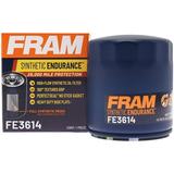 FRAM Synthetic Endurance Premium Oil Filter FE3614 25K mile Replacement Filter for Select Ford Vehicles