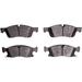 Front Brake Pad Set - Compatible with 2013 - 2022 Dodge Durango 2014 2015 2016 2017 2018 2019 2020 2021