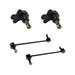 Front Ball Joint Sway Bar Link Kit 4 Piece - Compatible with 2010 - 2017 GMC Terrain 2011 2012 2013 2014 2015 2016