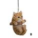 Hanging Car Ornament Kitten Car Pendant Rearview Mirror HOT Accessory O6H5