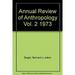 Annual Review of Anthropology 9780824319021 Used / Pre-owned