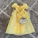 Disney Costumes | Disney Princess Belle Dress And Accessories Size 5/6 | Color: Red/Yellow | Size: 5/6