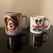 Disney Dining | Disney Store Mickey Mouse Mornings Aren't Pretty Mickey And Minnie Mug Lot. | Color: Blue/Pink | Size: Os