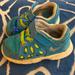 Nike Shoes | Girls Nike Blue And Neon Green Velcro Tennis Shoes. Good Condition! Size 7. | Color: Blue/Green | Size: 7bb