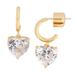 Kate Spade Jewelry | Kate Spade My Love April Crystal Huggies Hoop Earrings | Color: Gold | Size: Os