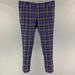 Burberry Pants | Burberry Blue Multi-Color Plaid Wool Zip Fly Dress Pants | Color: Blue | Size: 34