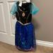 Disney Costumes | Disney Light Up Anna Dress | Color: Black/Blue | Size: 3t-5t