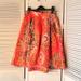 J. Crew Skirts | J.Crew Floral Patterned Casual Summer Skirt Sz00 | Color: Pink/Red | Size: 00