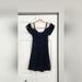 American Eagle Outfitters Dresses | American Eagle Ae Outfitters Crushed Velvet Off The Shoulder Dress Size Small S | Color: Blue | Size: S