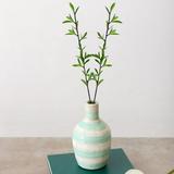 Hesroicy Simulation Sprout Branches Flower Arrangement Faux Silk Outdoor Wedding Simulation Green Plants for Home