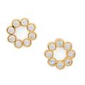 Kate Spade Jewelry | Kate Spade Gold Full Circle Earrings | Color: Gold | Size: Os