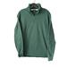 J. Crew Shirts | J.Crew 1/4 Zip Green Oversized Sweatshirt Elbow Patch Cotton | Color: Green | Size: S