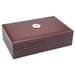 Brown Tufts University Jumbos 6'' x 9'' Rosewood Desk Box