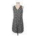 Old Navy Casual Dress - Shift V Neck Sleeveless: Black Dresses - Women's Size Small