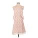 BCBGeneration Casual Dress - Mini Square Sleeveless: Pink Dresses - Women's Size 2