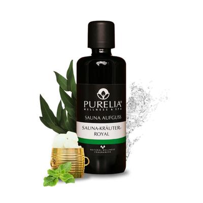 Saunaaufguss Konzentrat Kräuter-Royal 100 ml natürlicher Sauna-aufguss - reine ätherische Öl