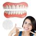 JARENGO 2 Pcs Fake Teeth Veneers Dentures Socket for Women and Men Instant Smile Natural Shade