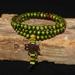 Sandalwood Buddhist Buddha Meditation 108 Prayer Bead Mala Bracelet Sale. K9E3