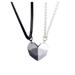 Kayannuo Valentines Day Gifts Christmas Clearance Two Souls One Heart Pendant Necklaces For Couple Wishing Stone Creative Magnet Couples Necklace