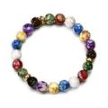 Healing Crystals Bracelet Handmade Natural Gemstones Beads Bracelet Elastic Natural Stone Yoga Beads Bracelet Bangle Gifts V7U0