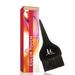Color Touch 3/0 Dark Brown/Natural Demi-Permanent Hair Color 2 oz and M Hair Designs Tint Brush (Bundle 2 items)