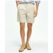 Brooks Brothers Men's 8" Pleat Front Stretch Advantage Chino Shorts | Stone | Size 38