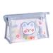 RABBITH Sweet Clear Storage Pouch Marker for Triangle Pencil for Case Organizer Statione