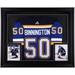 Jordan Binnington St. Louis Blues Autographed Deluxe Framed Blue Adidas Authentic Jersey