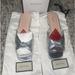 Gucci Shoes | Brand New Crawford Knot-Front Leather Slides In Silver | Color: Silver | Size: 7