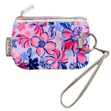 Lilly Pulitzer Bags | Lilly Pulitzer Zip Top Wallet Wristlet Party Like A Lobstar | Color: Pink/White | Size: Os