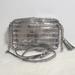 Michael Kors Bags | Michael Kors Crocodile Embossed Metallic Silver Tassel Detail Crossbody | Color: Gray/Silver | Size: Os