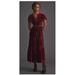 Anthropologie Dresses | Anthropologie Somerset Velvet Maxi Dress Size Medium In Red | Color: Red | Size: Medium