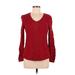 Sonoma Goods for Life Pullover Sweater: Red Tops - Women's Size Medium